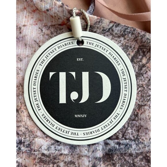 TJD - The Jetset Diaries Basilisk Snake Print Mini Dress, Large - Picture 5 of 6